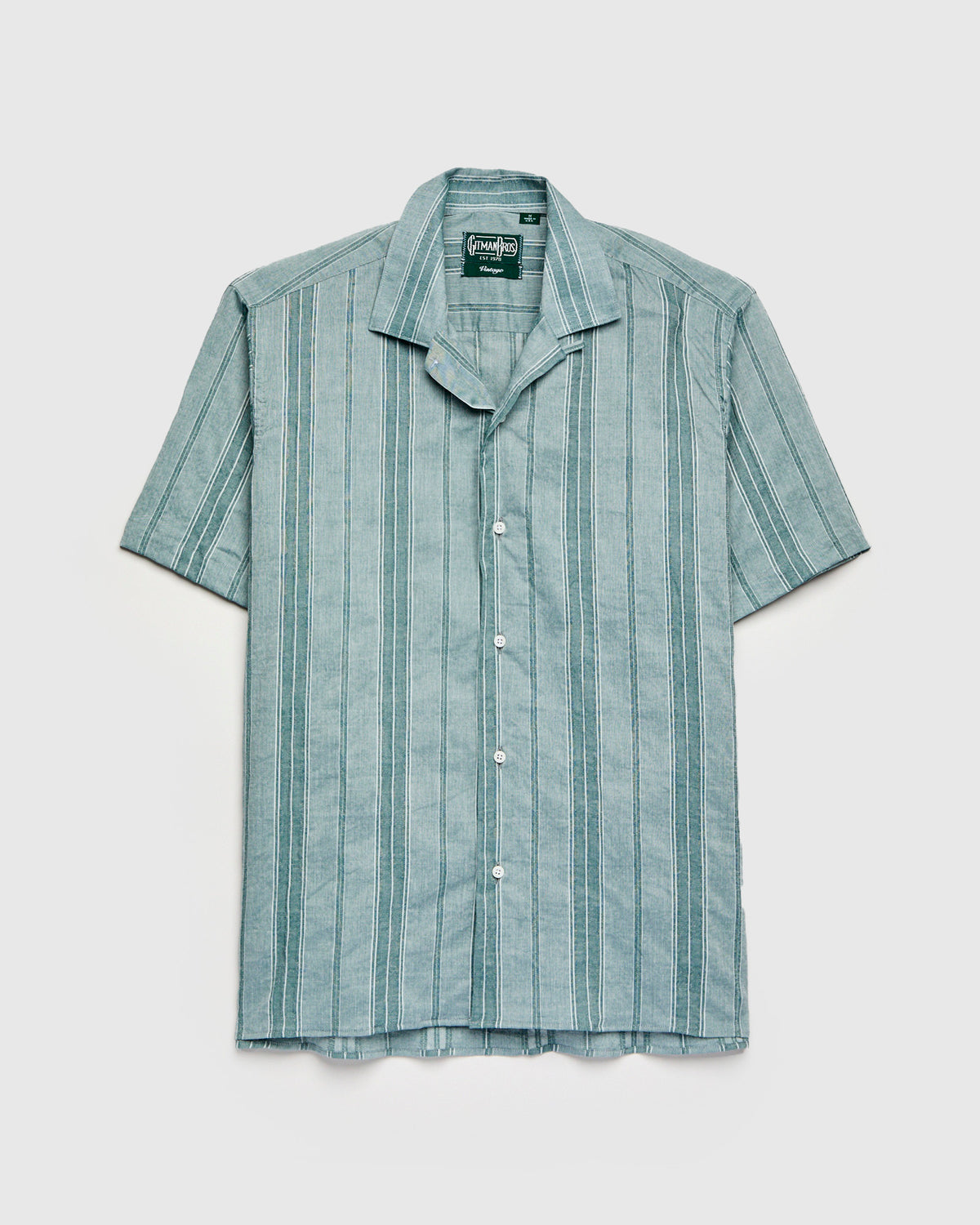 Dobby Camp Shirt in Green – Blue Owl Workshop