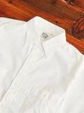 Short Sleeve Work Shirt in White Chambray