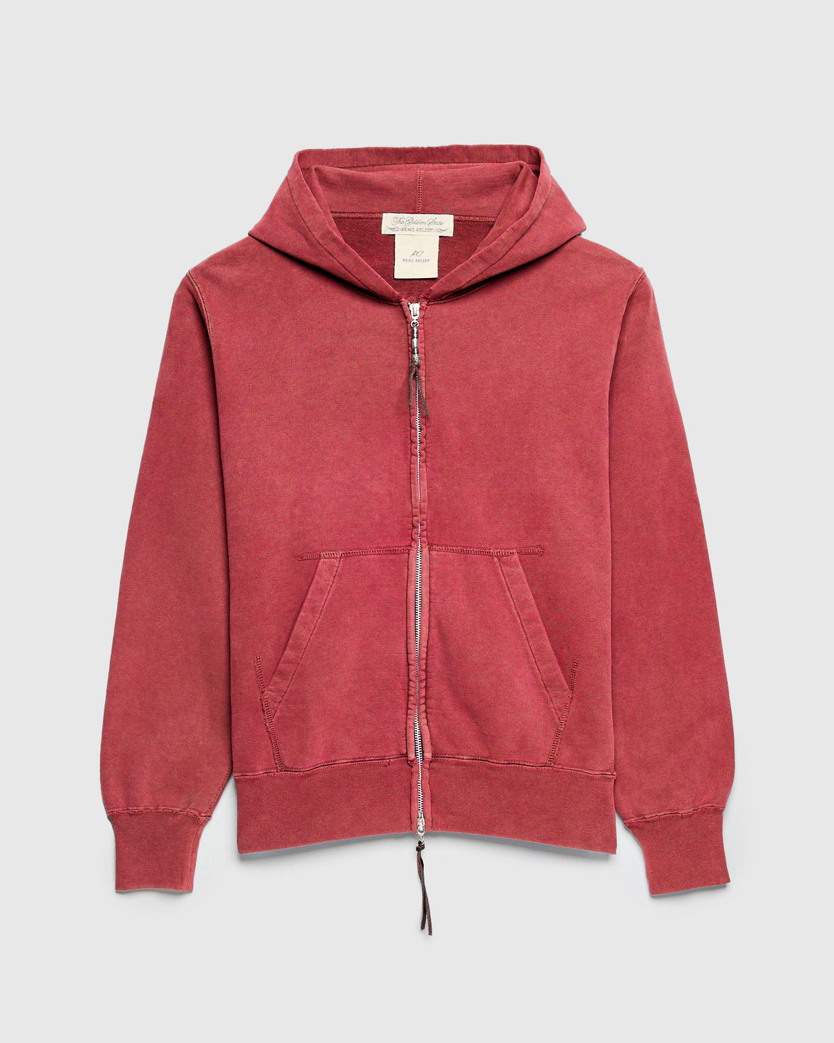 Special Finish Zip Hoodie in Red – Blue Owl Workshop