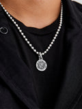 Saint Christopher Shazam Pendant in Sterling Silver