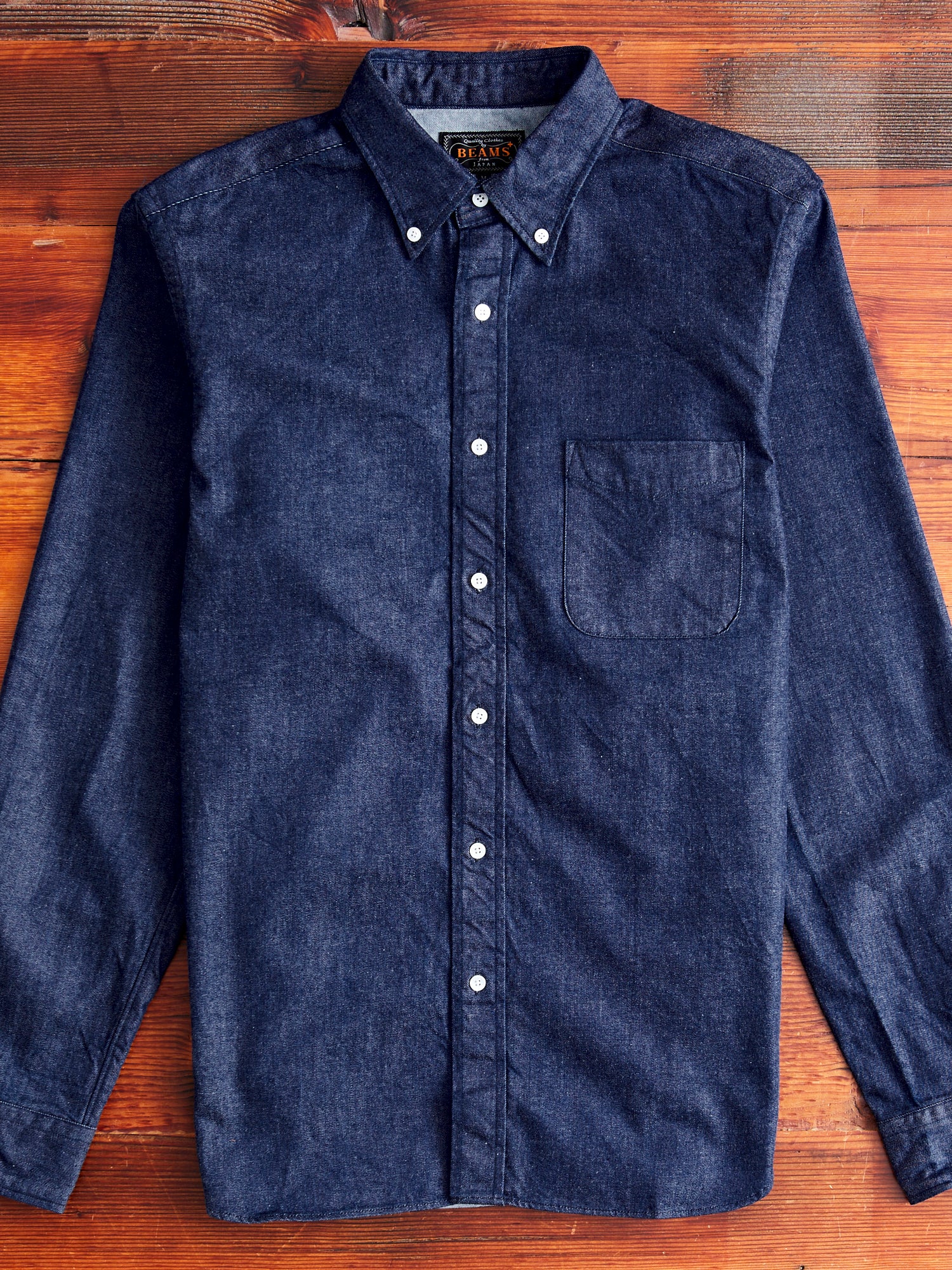 BEAMS SSZ 裏 UESD DENIM SHIRT BLACK Sサイズ BEAMS SSZ 裏 UESD DENIM SHIRT BLACK Sサイズ