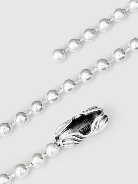 Silver Plated Ball Chain 1mm – EOS Designs Studio