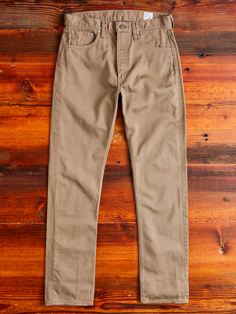 107 Ivy Fit Cotton Pique Pants in Dusty Olive