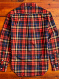 Shaggy Flannel in Red Check