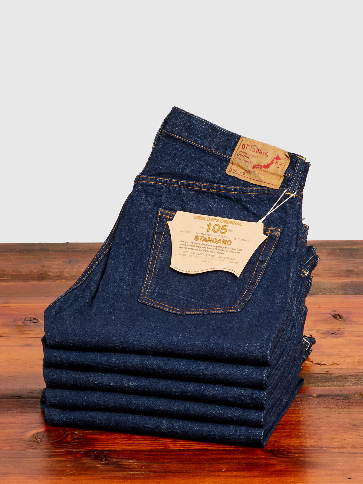 105 13.5oz Selvedge Denim - Standard Fit – Blue Owl Workshop