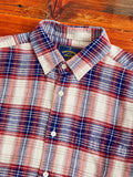 Liber Button-Up Shirt in Red White & Blue