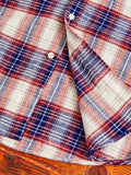 Liber Button-Up Shirt in Red White & Blue