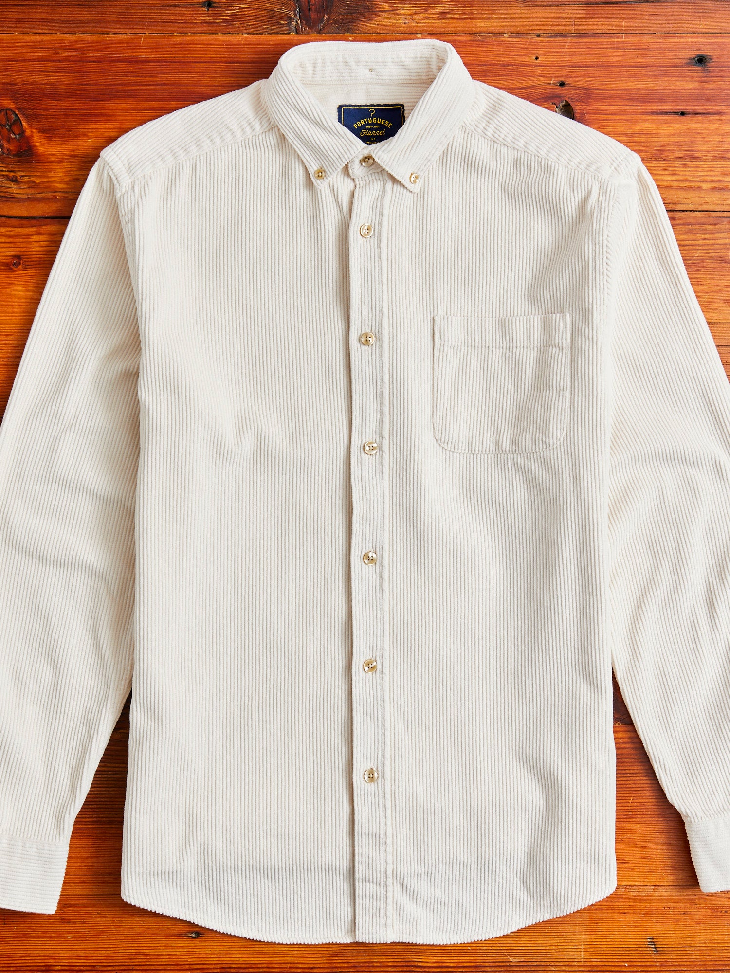 LOBOシャツ Lobo Button-Up Shirt in Ecru – Blue Owl Workshop