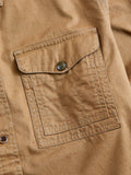 Seattle Canvas Workshirt in Faded Tan