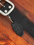 B-81 Leather Belt in Black