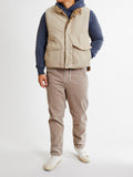 60/40 Cloth Reversible Vest in Beige