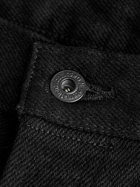– Workshop Selvedge Fit 20oz Relaxed - Tapered Black\