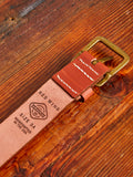 Pioneer Leather Belt in Oro Russet