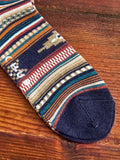 Monument Valley Sock in Indigo