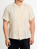 Almada Button-Up Shirt in Ecru