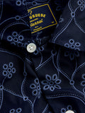 Rendi Button-Up Shirt in Navy
