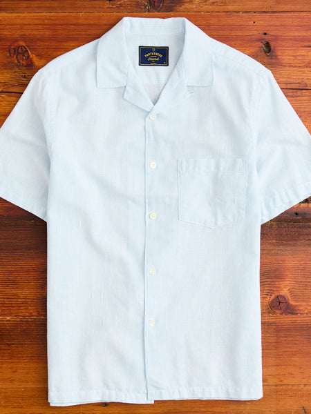 Summer Blend Button-Up Shirt in Sky