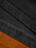 Heavyweight Pigment Dye Pocket T-Shirt in Faded Black