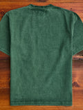 Heavyweight Pigment Dye Pocket T-Shirt in Faded Green
