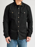 Crissman Denim Overshirt in Den Black