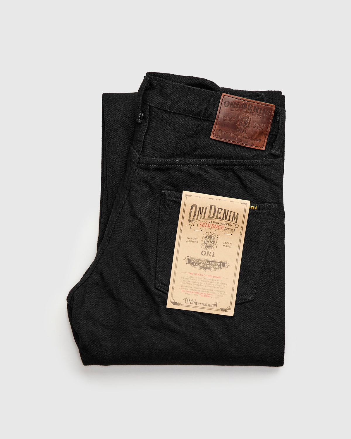 Super Wide Oni Denim Black 200ZR-BKBK 