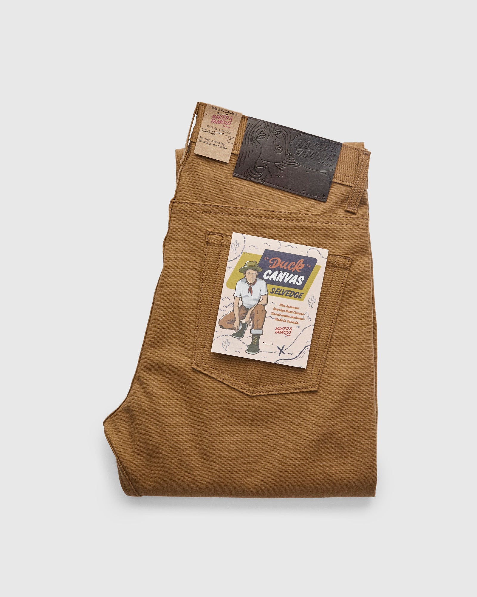 10oz Selvedge Duck Canvas - Weird Guy Fit – Blue Owl Workshop