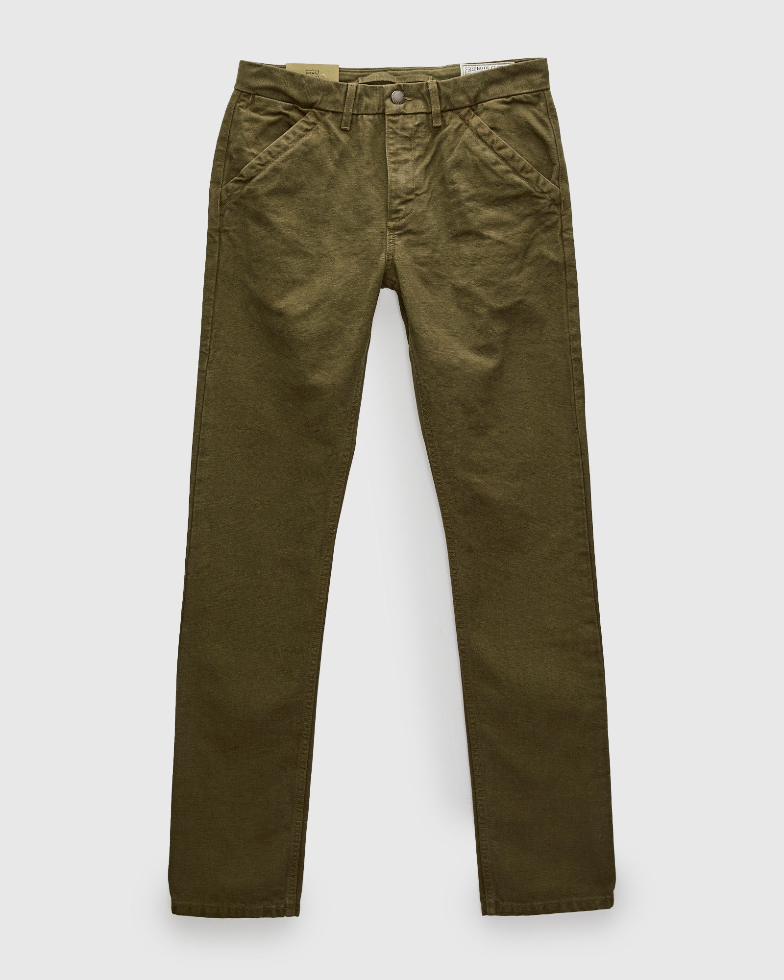 14oz Slub Workers Chino in Army – Blue Owl Workshop