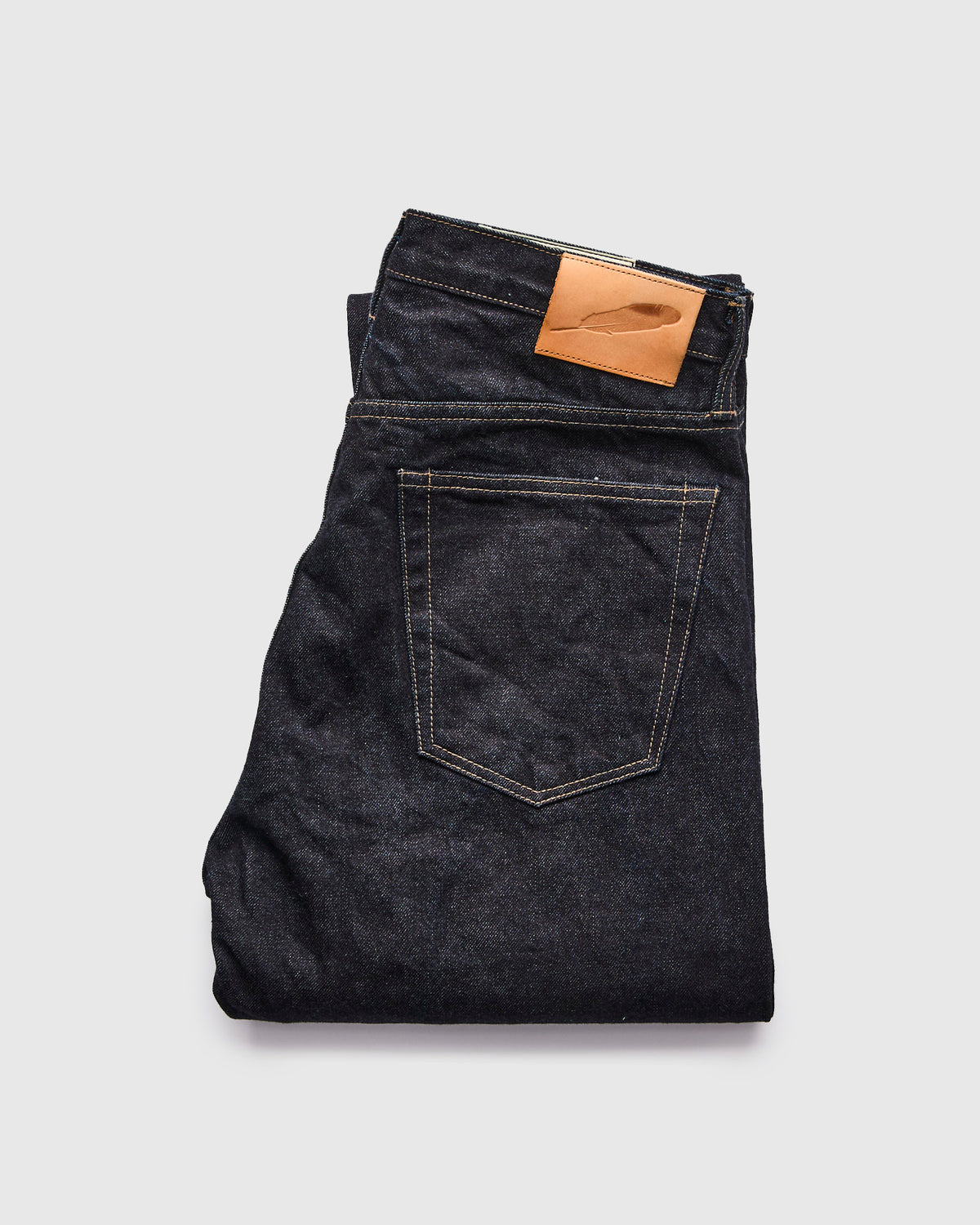 15oz Rinsed Selvedge Denim – Strider (Straight Tapered) – Blue Owl 