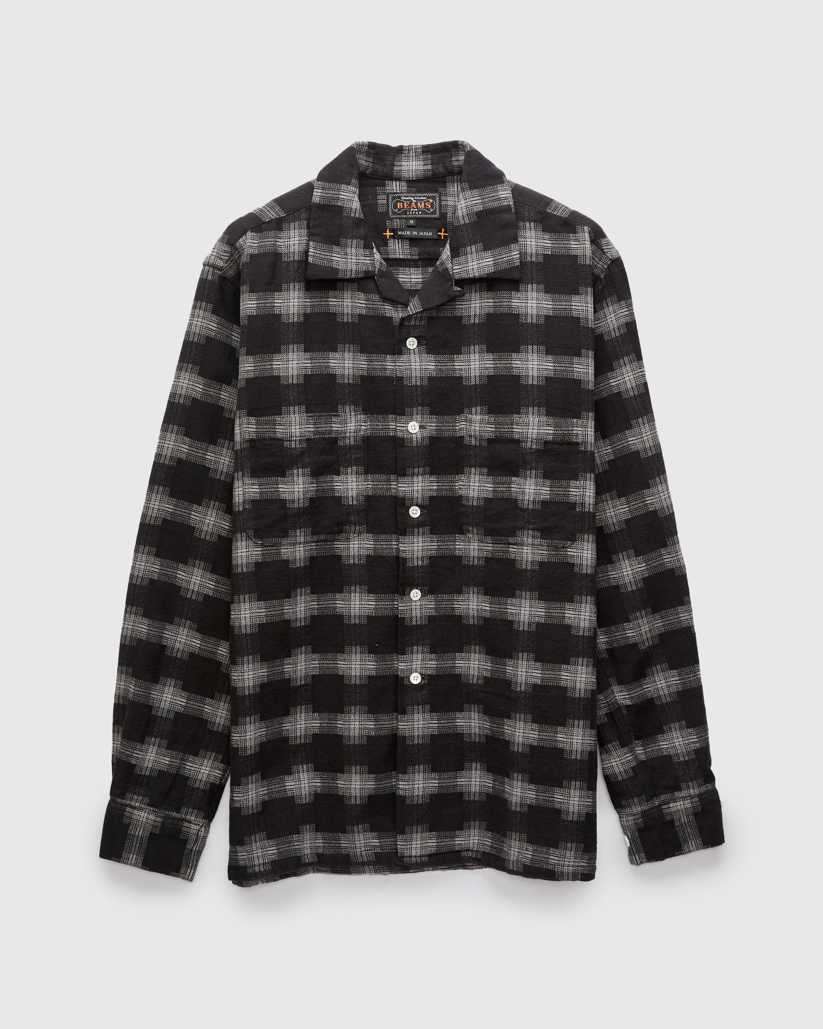 トップス 50s-60s Open Collar Check Shirt 50s-60s Open Collar Check Shirt