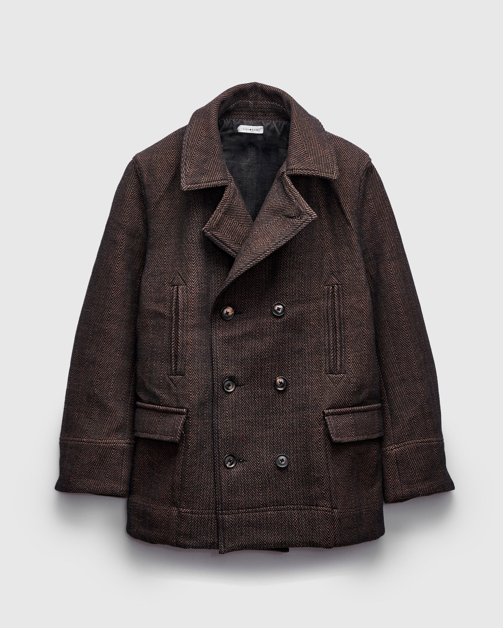 Loft Peacoat in Iron/Cutch Brick – Blue Owl Workshop