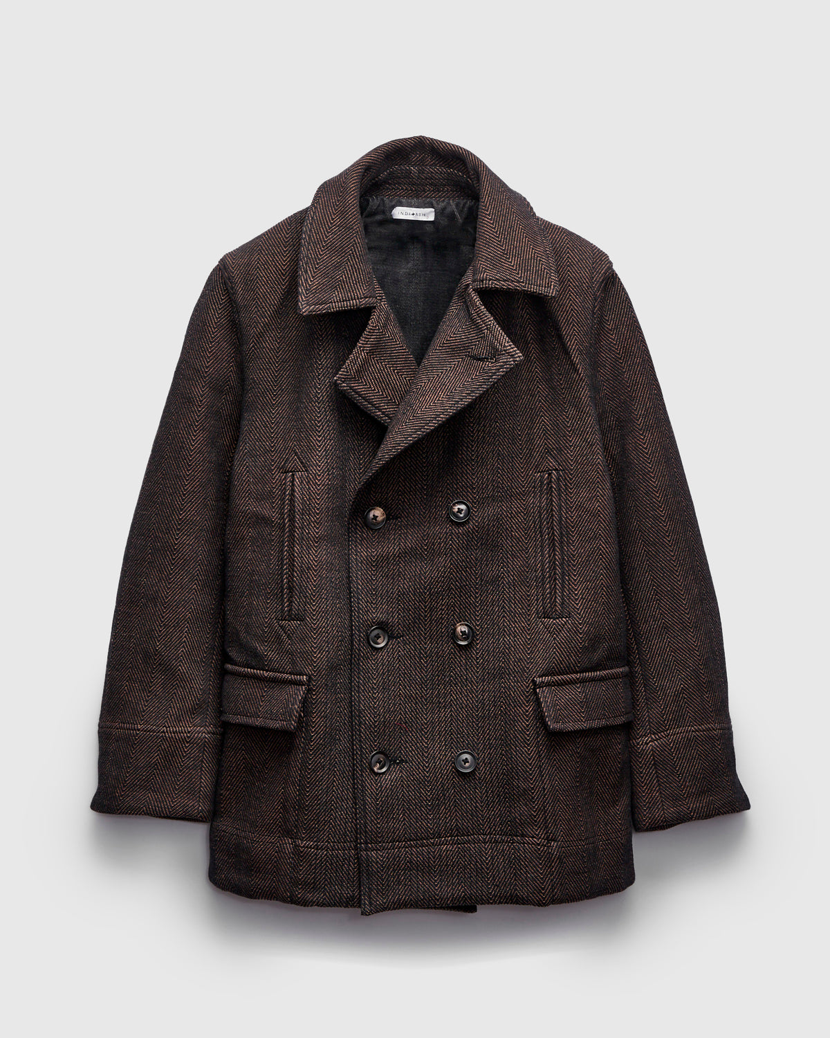 Loft Peacoat in Iron/Cutch Brick – Blue Owl Workshop
