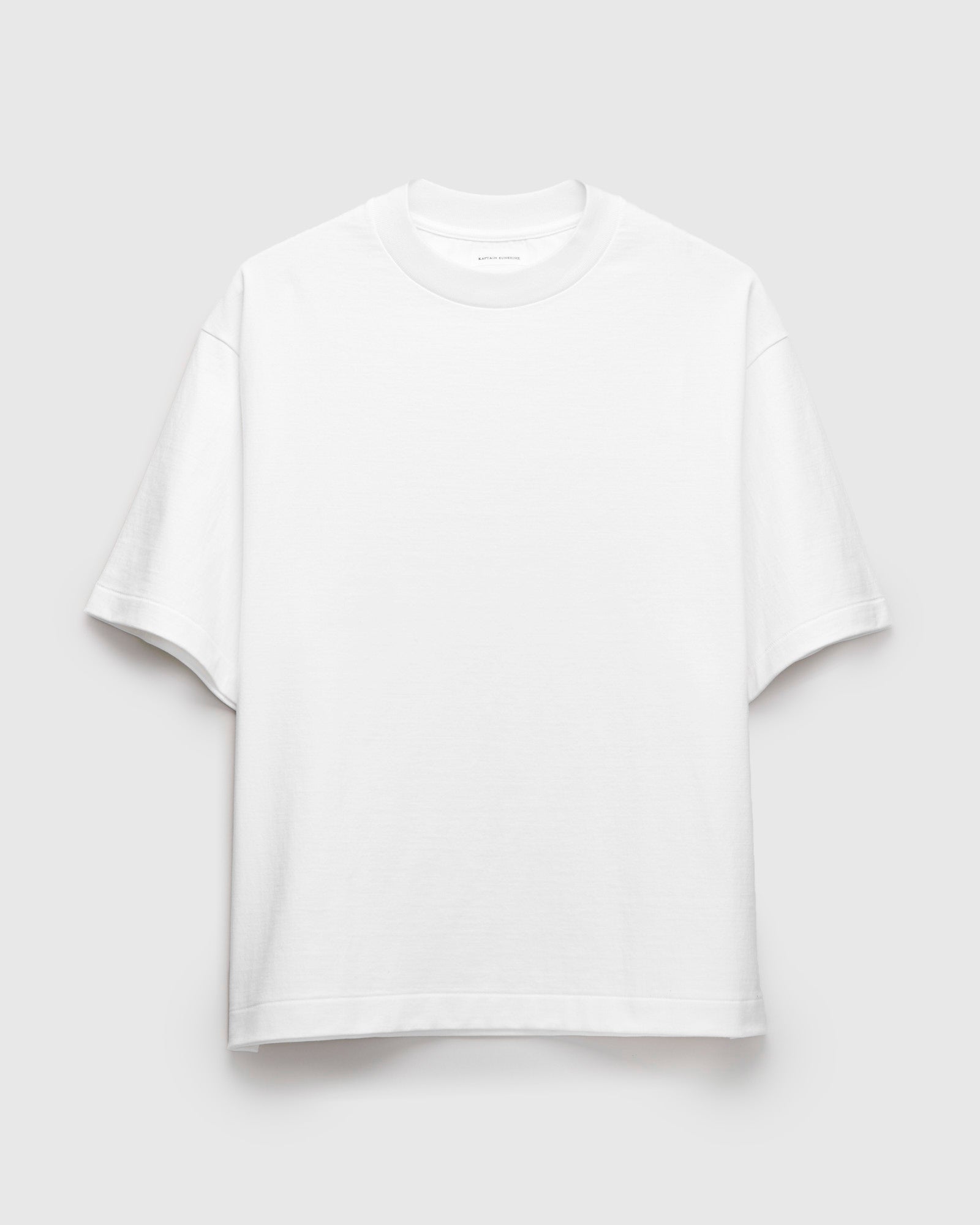 Suvin Supima Tube Half Sleeve T-Shirt in Off White – Blue Owl Workshop