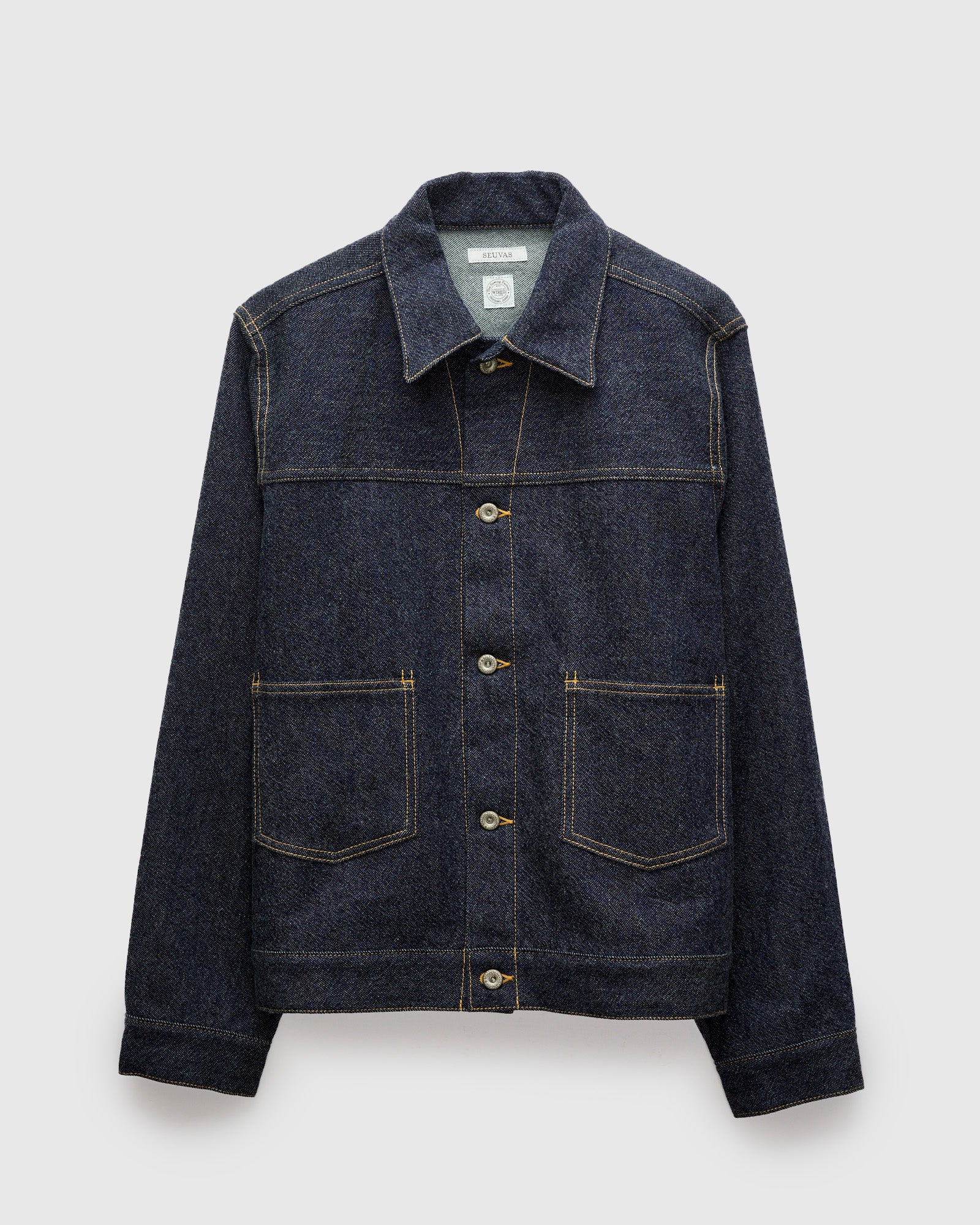 【MASU】INDIGO VELVET TRUCKER JACKET Masu's Indigo Velvet Trucker Jacket mail order | Palette Art