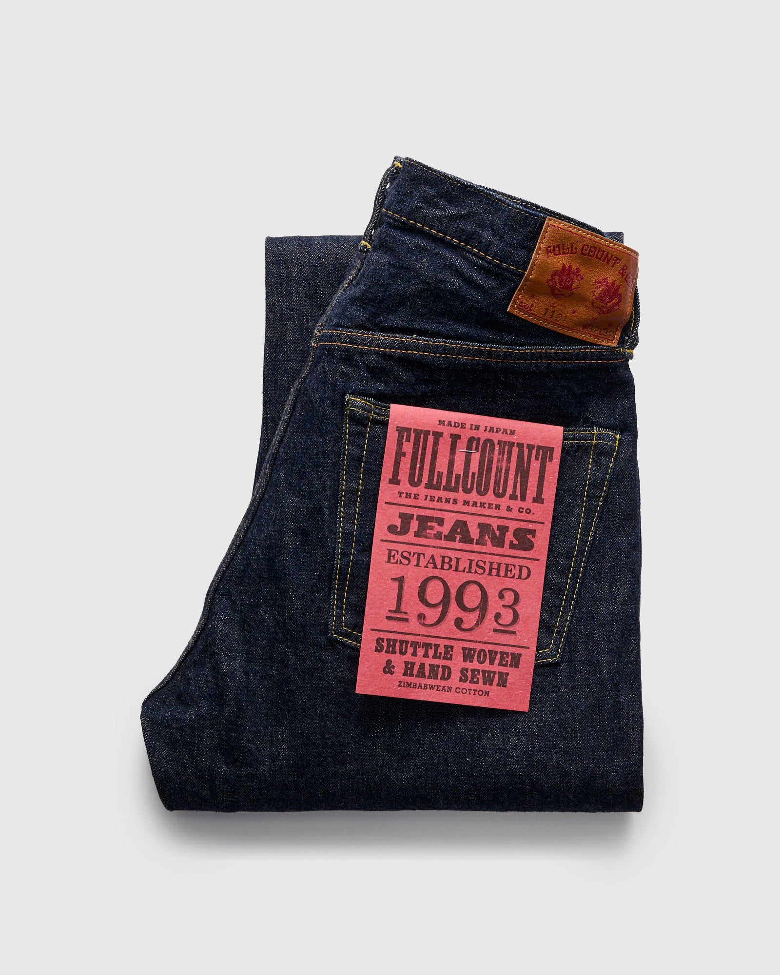1101W 13.75oz Selvedge Denim - Straight Fit – Blue Owl Workshop