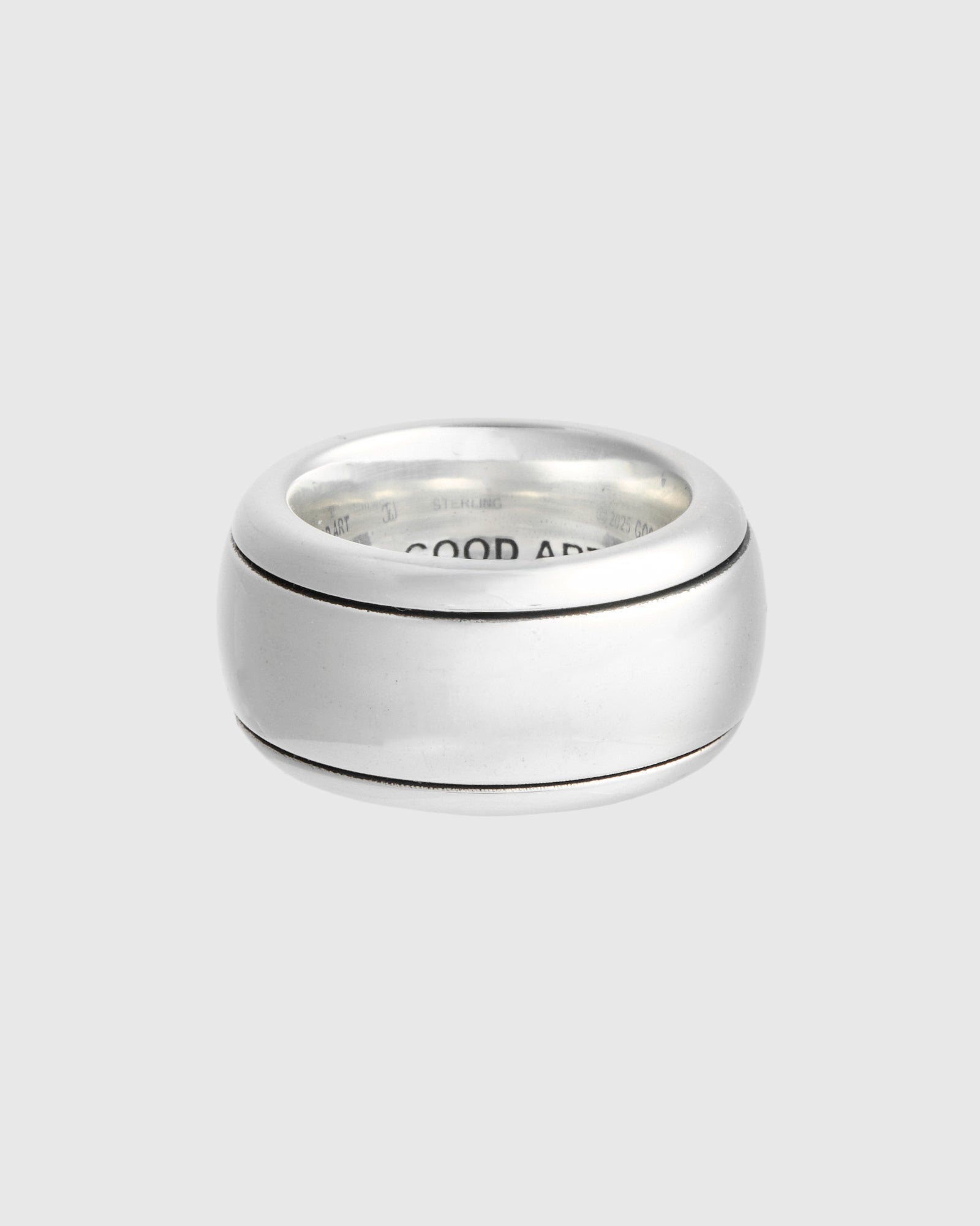 Model 33 Clicker Ring Smooth in Sterling Silver – Blue Owl Workshop