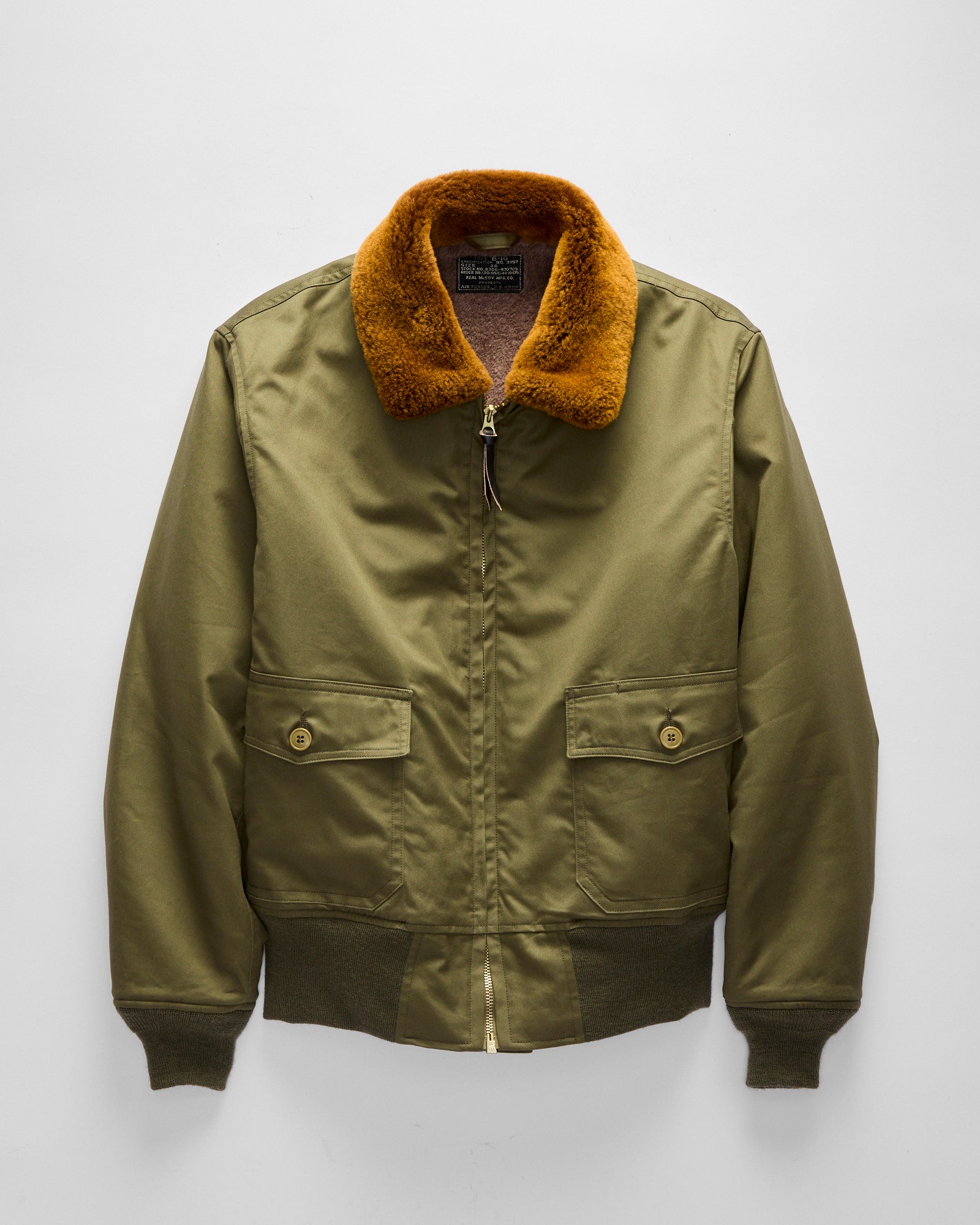 Type B-10 Flight Jacket in Olive – Blue Owl Workshop