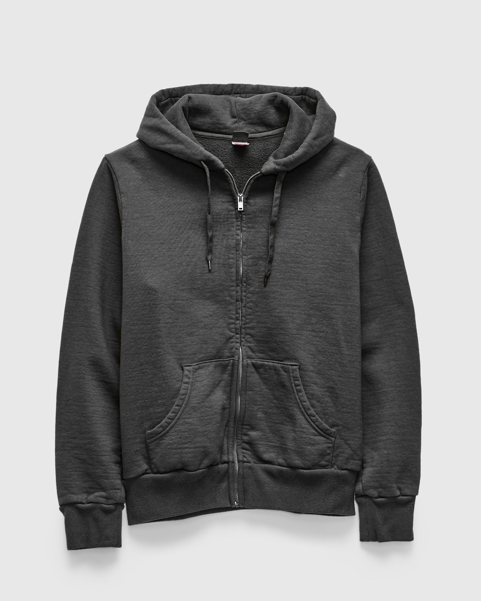 13.5oz Heavyweight Zip Hoodie in Steel Grey – Blue Owl Workshop