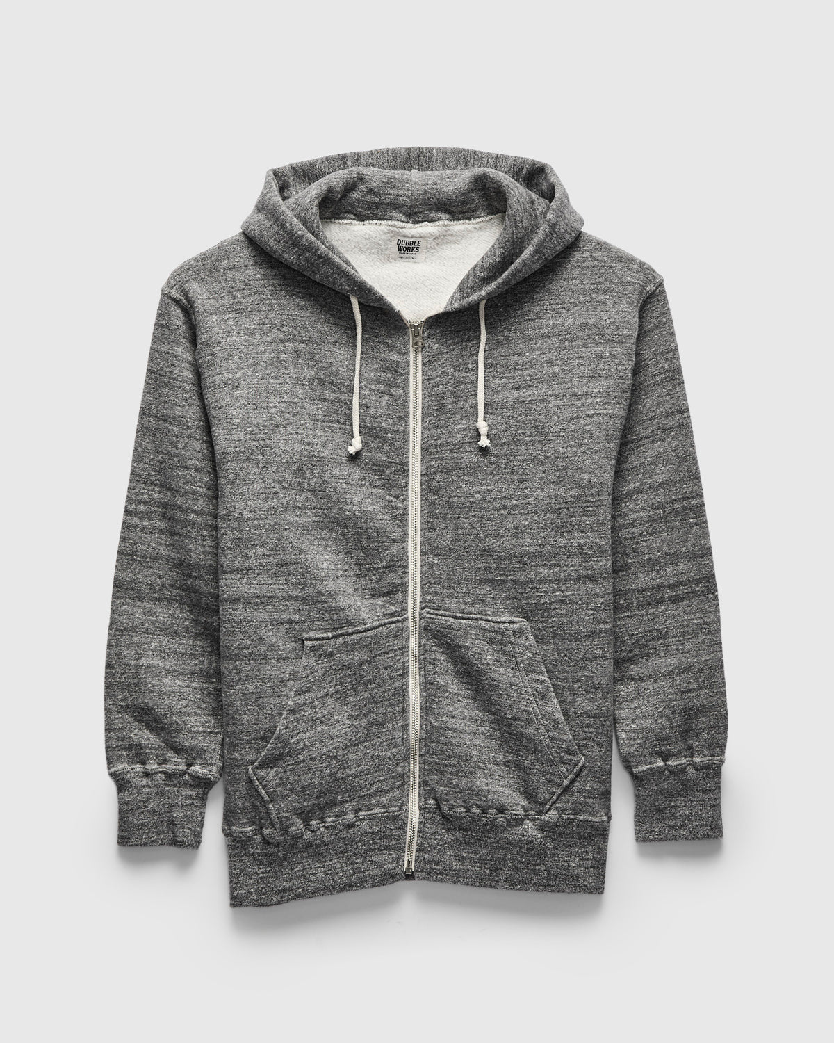 Tsuriami Loopwheel Zip Hoodie in Heather Charcoal – Blue Owl Workshop