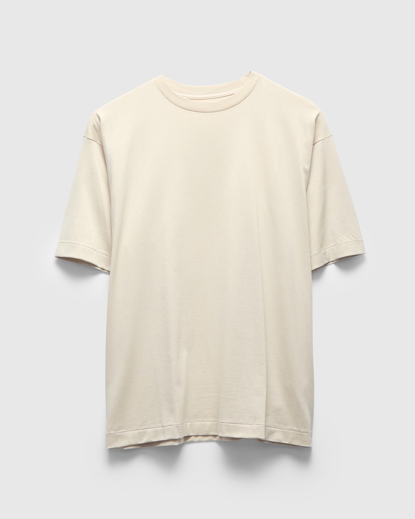 Suvin Cotton Suede Tenjiku S/S Tee in Almond – Blue Owl Workshop