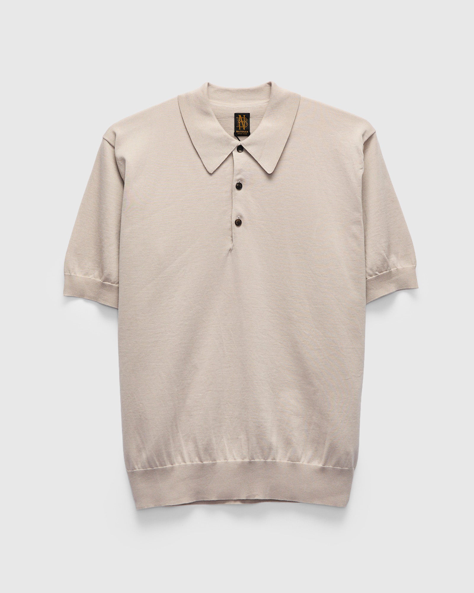 Caribbean Sea Island SS Polo in Greige – Blue Owl Workshop