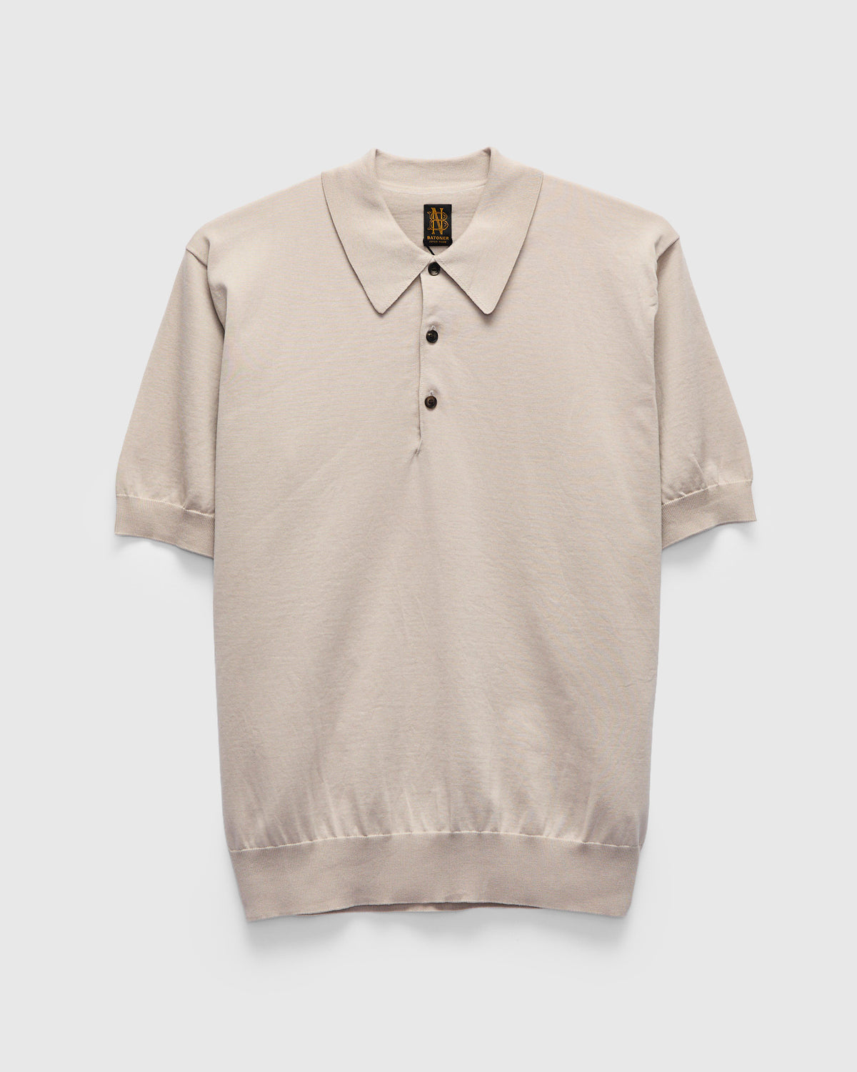 Caribbean Sea Island SS Polo in Greige – Blue Owl Workshop