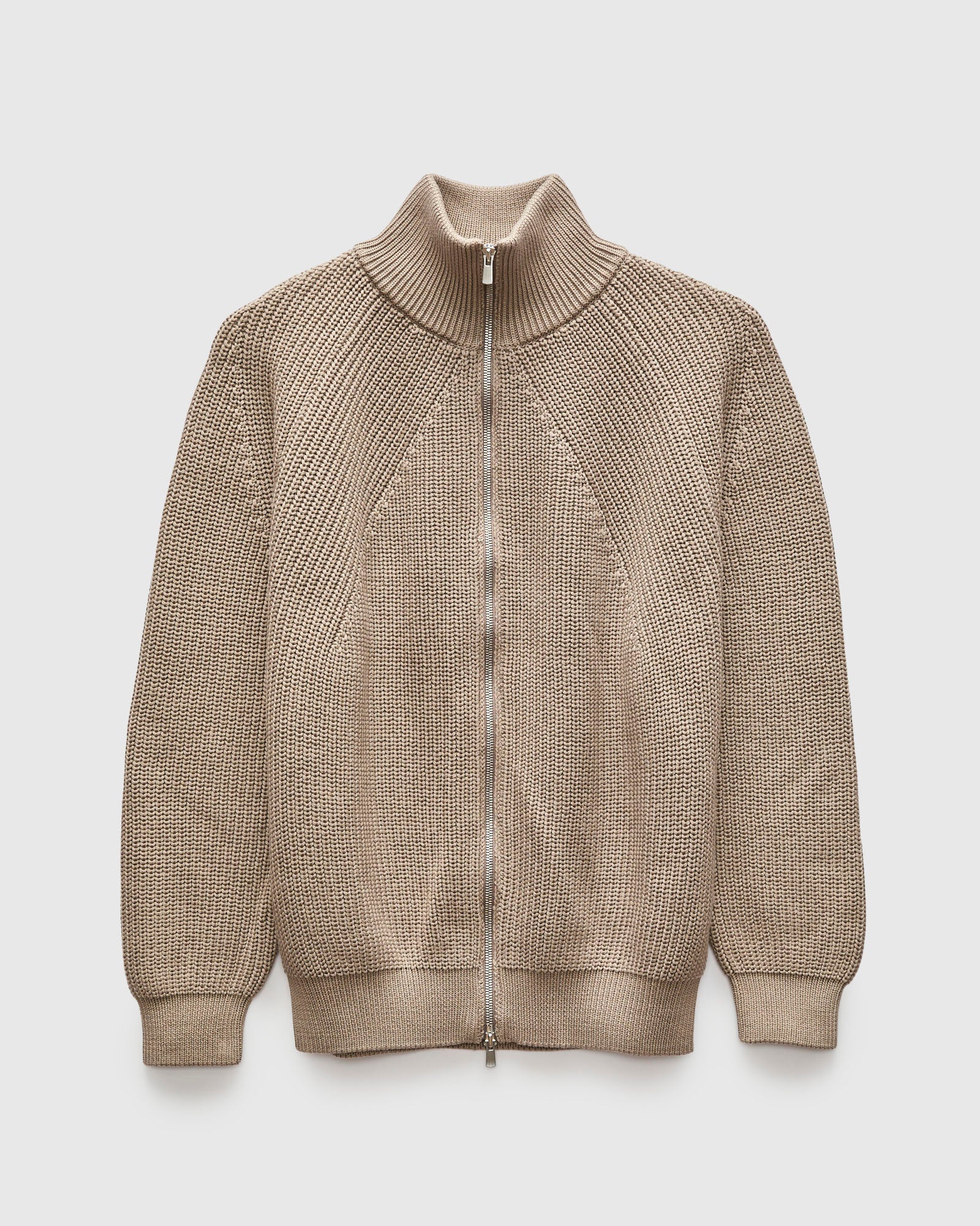 アパルトモン☆Sleeve Volume Knit　新品ベージュ WISH High Gauge V Neck Pullover（ニット／セーター）｜L'Appartement