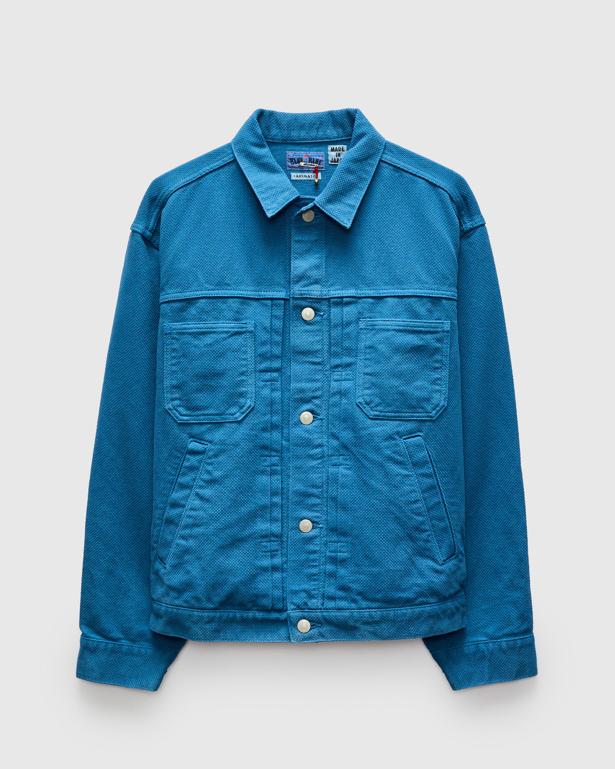 Sashiko Trucker Jacket in Blue Indigo – Blue Owl Workshop