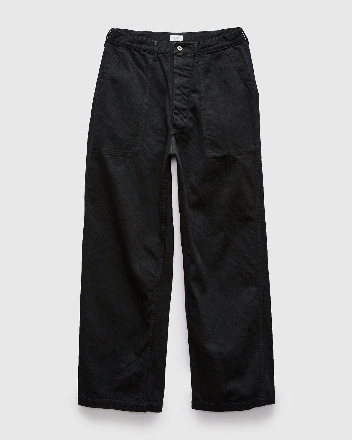 Denim Baker Pants in Rinse Black – Blue Owl Workshop