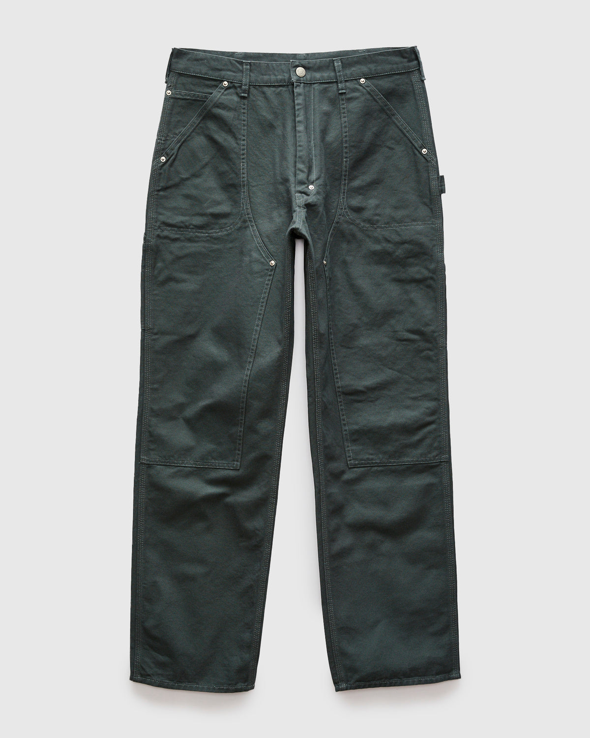 Double Knee Painter Pants in Blue Green – Blue Owl Workshop