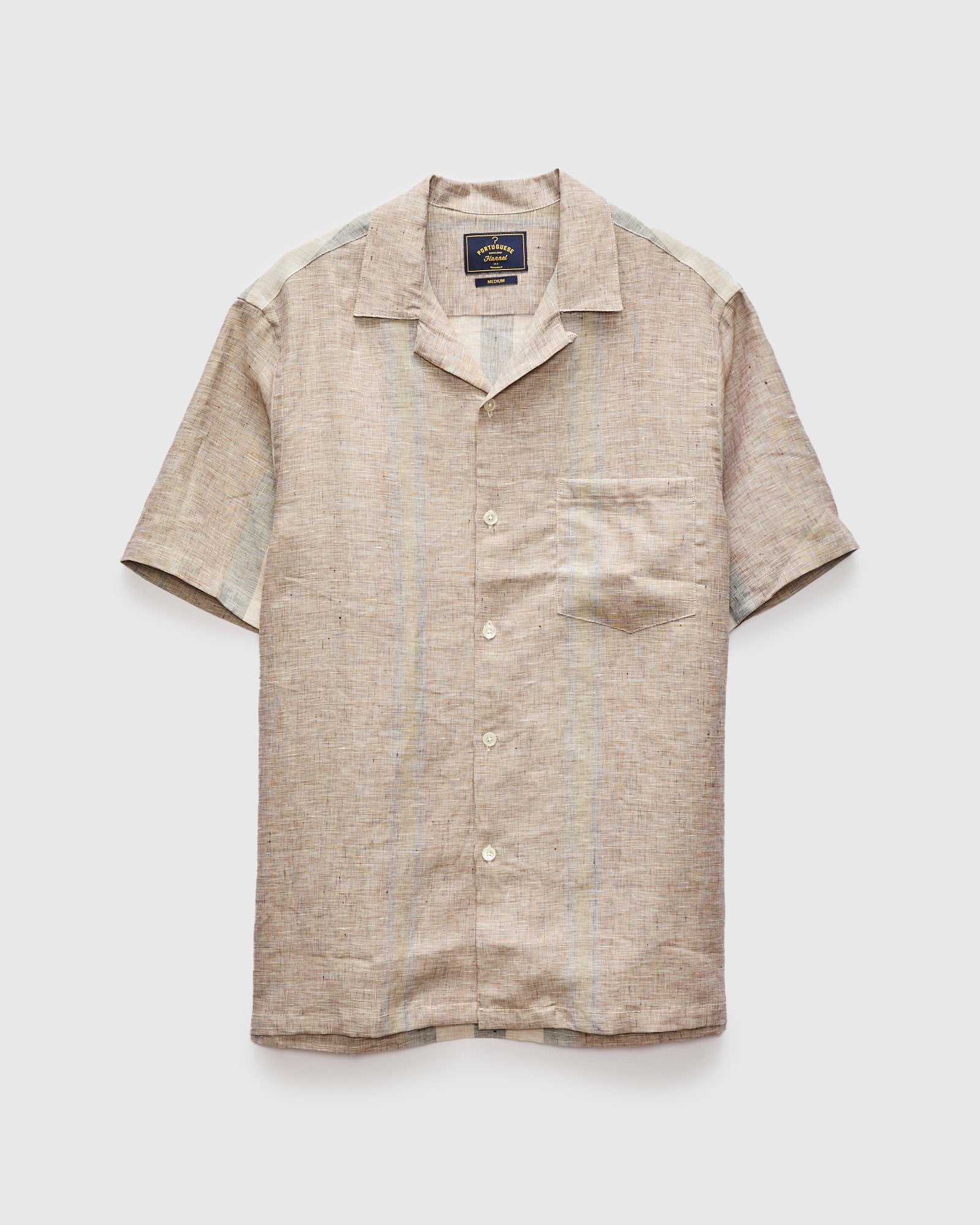 seablue カットMellowシャツ ベージュ Soft Double Gauze Fresh Shirt - Button-Up Short Sleeve – Fausto