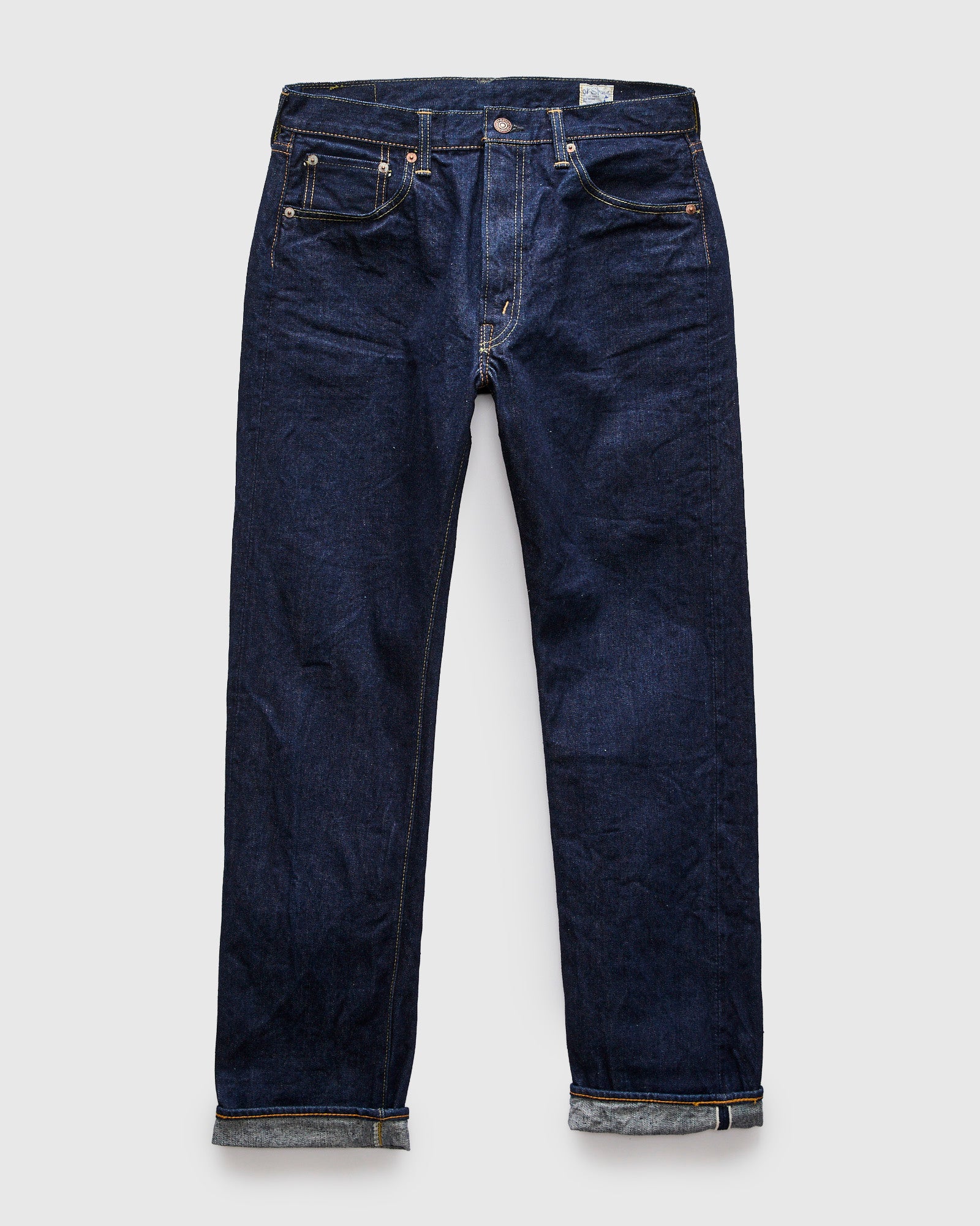 107 13.5oz Selvedge Denim - Ivy Fit – Blue Owl Workshop