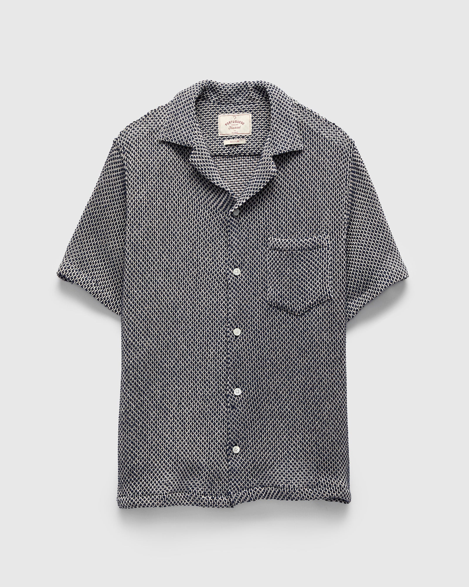 Agora Knit Shirt in Navy – Blue Owl Workshop