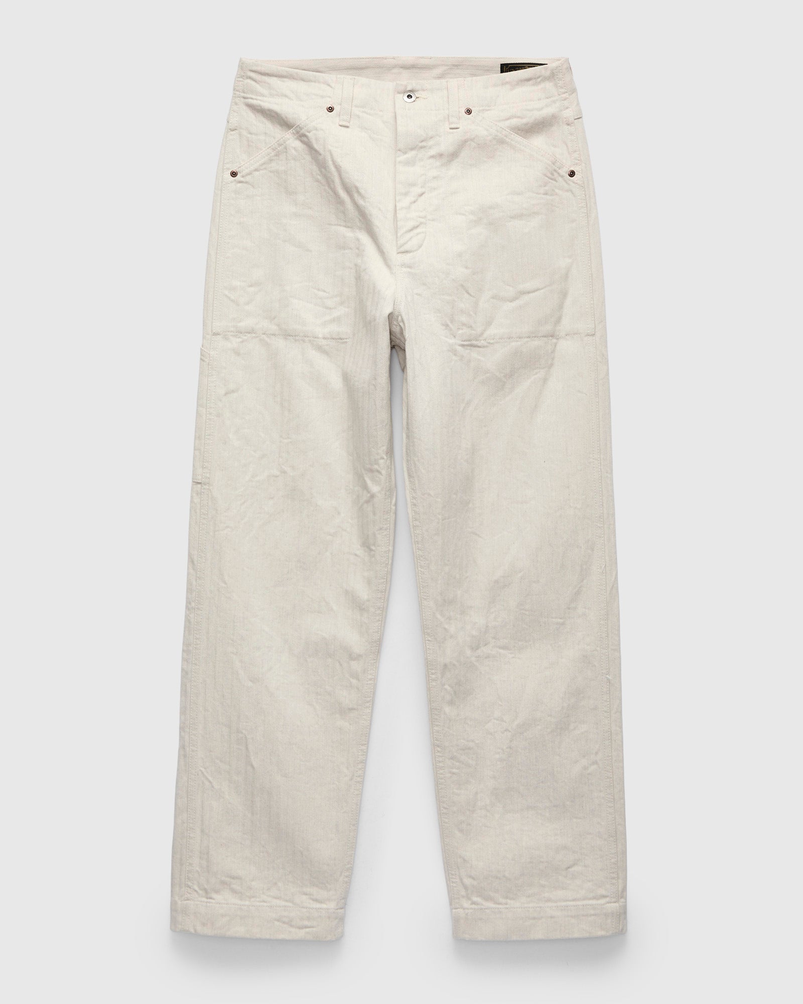 OR-1136 Painter Pants in Ivory – Blue Owl Workshop