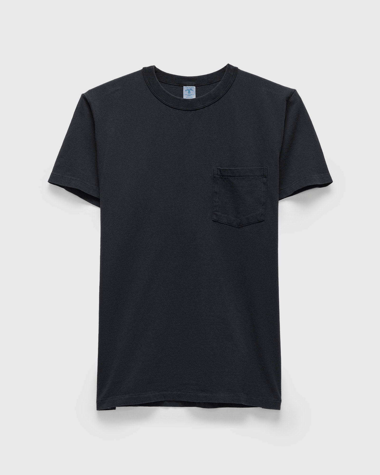 Pigment Dyed Pocket Tee in Black – Blue Owl Workshop